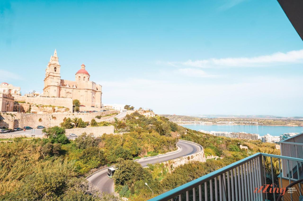 A Holiday Home In Mellieha With Gorgeous Views Екстериор снимка